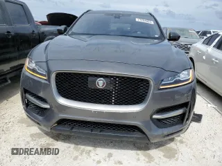 2019 Jaguar F-Pace 30t R-Sport with VIN SADCL2GX3KA613072, listed as a Copart auction lot 77254824 with 57,420 mi miles and Salvage title. Bid and sale history available at DreamBid. Image 5.