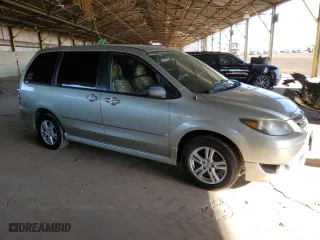 2004 Mazda MPV LX with VIN JM3LW28A440518355, listed as a Copart auction lot 76368534 with 94,305 mi miles and Clean Title. Bid and sale history available at carsss.com. Image 4.
