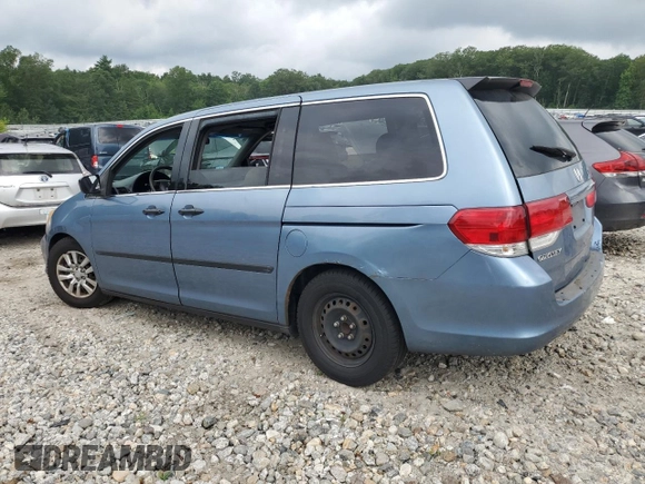 2010 Honda Odyssey LX with VIN 5FNRL3H29AB005111, listed as a Copart auction lot 65005735 with Not provided miles and Clean title. Bid and sale history available at DreamBid. Image 2.