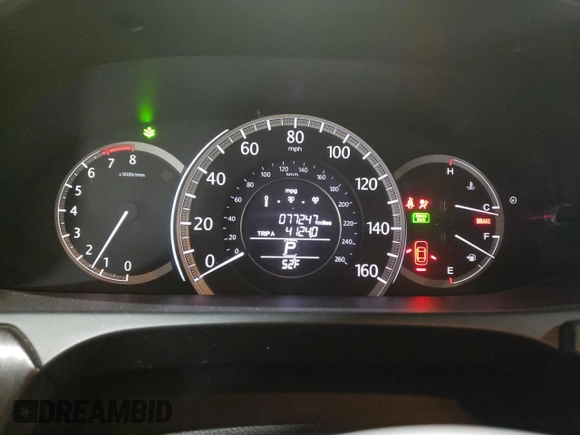 2014 Honda Accord Sedan EX-L with VIN 1HGCR2F83EA206900, listed as a Copart auction lot 44077635 with 77,247 mi miles and Clean Title. Bid and sale history available at carsss.com. Image 9.