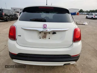 2018 FIAT 500X Lounge with VIN ZFBCFXDB9JP651302, listed as a Copart auction lot 59435875 with 63,186 mi miles and Salvage title. Bid and sale history available at DreamBid. Image 6.