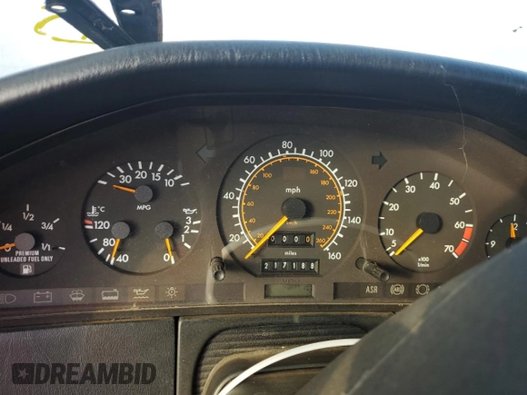 1994 Mercedes-Benz S with VIN WDBGA51EXRA151565, listed as a Copart auction lot 83085464 with 217,188 mi miles and Clean Title. Bid and sale history available at DreamBid. Image 9.