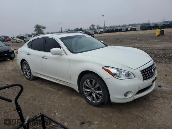 2013 Infiniti M37 with VIN JN1BY1AR0DM603942, listed as a Copart auction lot 84870244 with 177,469 mi miles and Clean Title. Bid and sale history available at carsss.com. Image 4.