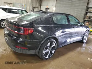 2023 Polestar 2 with VIN YSMED3KAXPL157372, listed as a Copart auction lot 52174535 with 91,033 mi miles and Salvage Title. Bid and sale history available at carsss.com. Image 3.