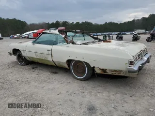 1975 Chevrolet Caprice z VIN 1N67H5Y196275, wystawiony jako Copart lot #43452985 z przebiegiem 28 996 mil mil oraz Czysty tytuł • Clean title. Historia ofert i sprzedaży dostępna na DreamBid. Obrazek 2.