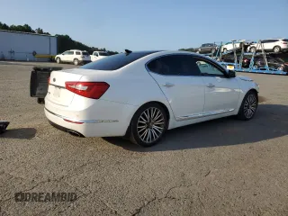 2014 Kia Cadenza Premium with VIN KNALN4D76E5139862, listed as a Copart auction lot 64353874 with 168,082 mi miles and Salvage Title. Bid and sale history available at carsss.com. Image 3.