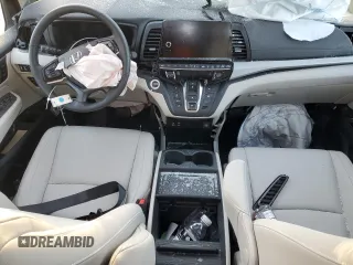 2025 Honda Odyssey EX-L with VIN 5FNRL6H69SB002182, listed as a Copart auction lot 44085465 with Not Provided miles and Salvage Title. Bid and sale history available at carsss.com. Image 8.