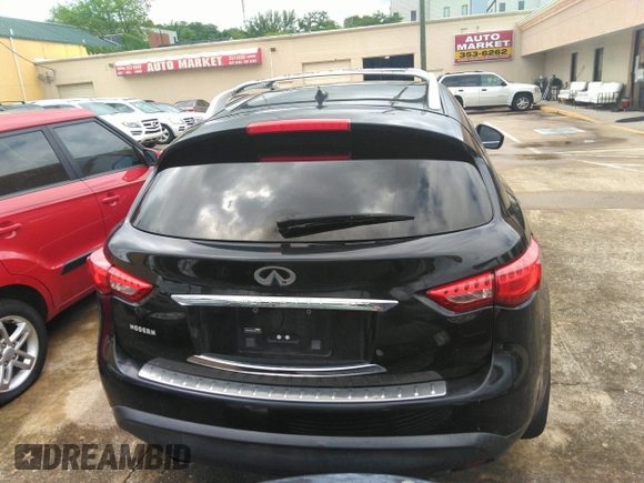 2012 Infiniti FX with VIN JN8AS1MU1CM121512, listed as a IAAI auction lot 42201447 with 285,357 mi miles. Bid and sale history available at carsss.com. Image 16.