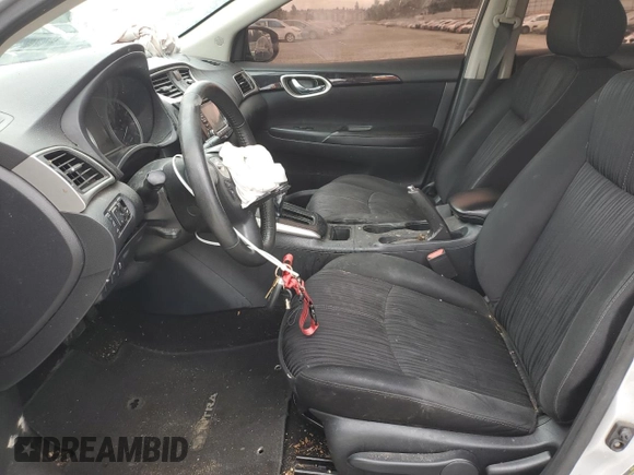 2017 Nissan Sentra S with VIN 3N1AB7AP2HY355789, listed as a Copart auction lot 64208415 with 184,037 mi miles and Salvage title. Bid and sale history available at DreamBid. Image 7.