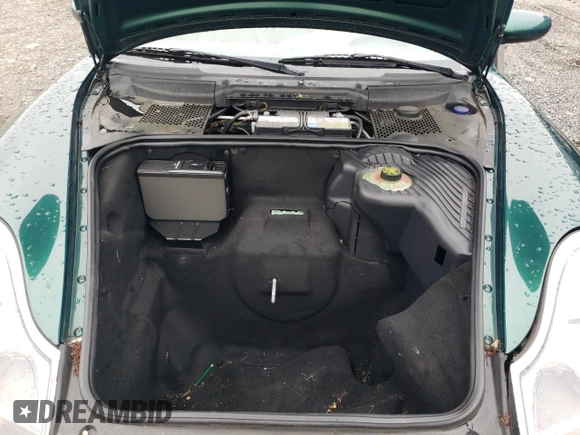 2002 Porsche Boxster S with VIN WP0CB29892U663753, listed as a Copart auction lot 55394025 with 62,241 mi miles and Salvage title. Bid and sale history available at DreamBid. Image 11.