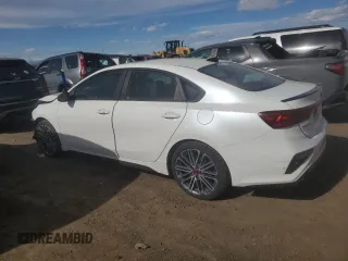 2021 Kia Forte GT with VIN 3KPF44AC0ME315280, listed as a Copart auction lot 46651825 with 57,845 mi miles and Salvage Title. Bid and sale history available at carsss.com. Image 2.