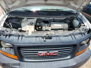 2008 GMC Savana Cargo Van with VIN 1GTGG25C881138951, listed as a Copart auction lot 64157054 with 92,218 mi miles and Salvage Title. Bid and sale history available at carsss.com. Image 12.