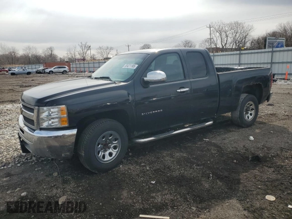 2012 Chevrolet Silverado 1500 Work Truck with VIN 1GCRCPEX7CZ174600, listed as a Copart auction lot 50421195 with 0 mi miles and Salvage Title. Bid and sale history available at carsss.com. Image 1.