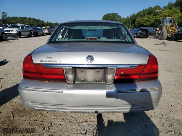 2004 Mercury Grand Marquis LS Premium with VIN 2MHFM75W04X671536, listed as a Copart auction lot 70319104 with 165,989 mi miles and Clean Title. Bid and sale history available at carsss.com. Image 6.