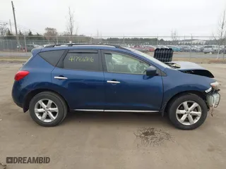 2009 Nissan Murano SL with VIN JN8AZ18W79W160626, listed as a IAAI auction lot 41786916 with 211,448 mi miles. Bid and sale history available at carsss.com. Image 14.