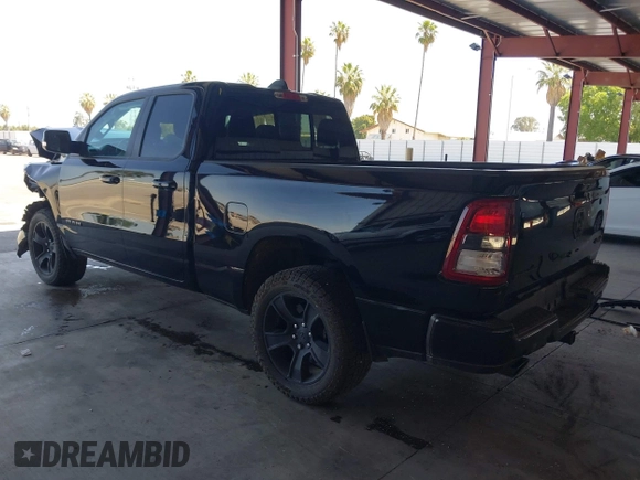 2021 Ram 1500 Big Horn with VIN 1C6SRFBT2MN562927, listed as a IAAI auction lot 42386848 with 83,858 mi miles and . Bid and sale history available at DreamBid. Image 3.