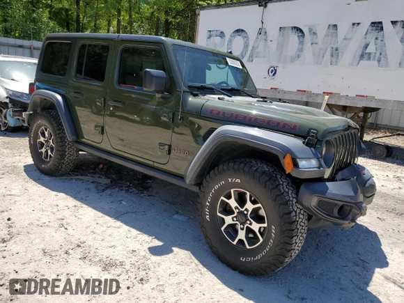 2020 Jeep Wrangler Unlimited Rubicon z VIN 1C4HJXFG9LW291418, wystawiony jako Copart lot #53009235 z przebiegiem 49 613 mil mil oraz Szkoda całkowita • Salvage title. Historia ofert i sprzedaży dostępna na DreamBid. Obrazek 4.