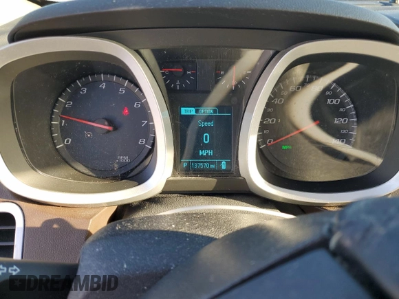 2014 Chevrolet Equinox LTZ with VIN 1GNALDEK8EZ103285, listed as a Copart auction lot 46052215 with 137,570 mi miles and Salvage Title. Bid and sale history available at carsss.com. Image 9.