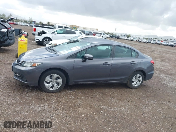 2014 Honda Civic Sedan LX with VIN 19XFB2F54EE032323, listed as a IAAI auction lot 41914357 with 133,223 mi miles. Bid and sale history available at carsss.com. Image 15.