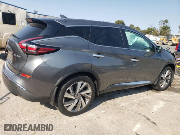 2021 Nissan Murano SL with VIN 5N1AZ2CS1MC119145, listed as a Copart auction lot 74582414 with 26,217 mi miles and Salvage Title. Bid and sale history available at DreamBid. Image 3.
