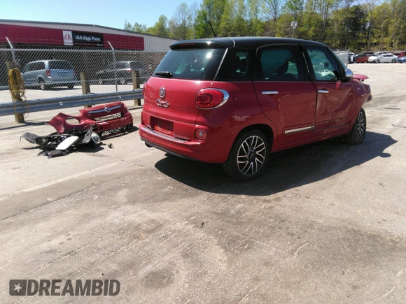 2014 FIAT 500L Lounge with VIN ZFBCFACH3EZ013978, listed as a IAAI auction lot 42005201 with 116,841 mi miles and . Bid and sale history available at DreamBid. Image 4.