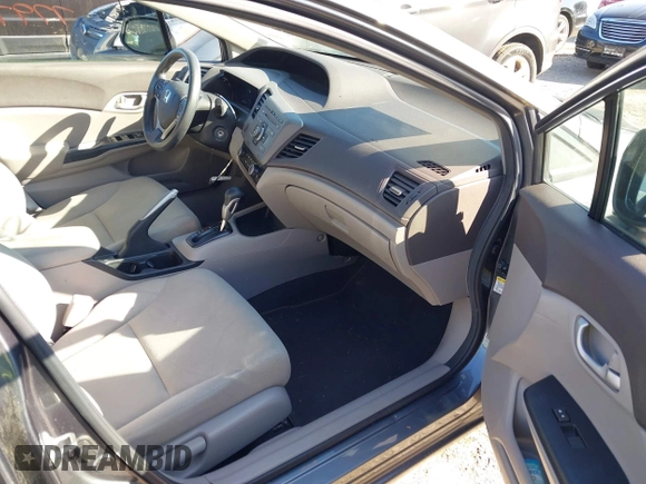 2012 Honda Civic LX z VIN 19XFB2F50CE355314, wystawiony jako IAAI lot #42377797 z przebiegiem 186 705 mil mil oraz . Historia ofert i sprzedaży dostępna na DreamBid. Obrazek 5.