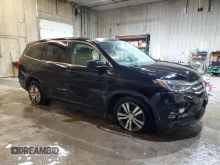 2018 Honda Pilot EX-L with VIN 5FNYF6H53JB006687, listed as a Copart auction lot 46091245 with 88,830 mi miles and Salvage Title. Bid and sale history available at DreamBid. Image 4.