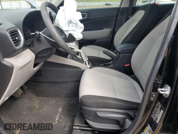2020 Hyundai Venue SEL with VIN KMHRC8A32LU016182, listed as a Copart auction lot 52560335 with 23,061 mi miles and Salvage Title. Bid and sale history available at carsss.com. Image 7.