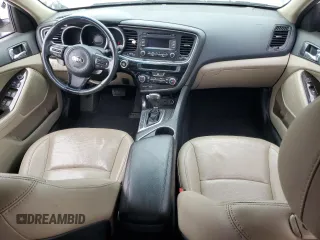 2014 Kia Optima EX with VIN 5XXGN4A78EG291677, listed as a Copart auction lot 50202165 with Not Provided miles and Salvage Title. Bid and sale history available at carsss.com. Image 8.