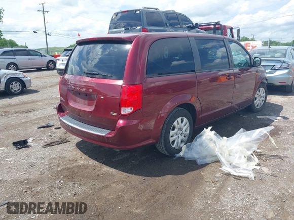 2018 Dodge Grand Caravan SE Plus with VIN 2C4RDGBG4JR253361, listed as a IAAI auction lot 42090745 with 237,044 mi miles and . Bid and sale history available at DreamBid. Image 4.
