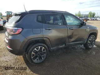 2021 Jeep Compass Trailhawk with VIN 3C4NJDDB7MT533137, listed as a Copart auction lot 56938215 with 92,507 mi miles and Salvage title. Bid and sale history available at DreamBid. Image 3.