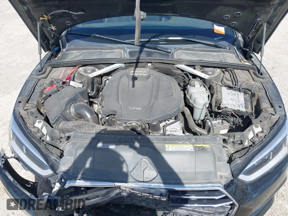 2019 Audi A5 Sportback Premium with VIN WAUANCF51KA061345, listed as a IAAI auction lot 41841741 with 84,732 mi miles. Bid and sale history available at carsss.com. Image 10.