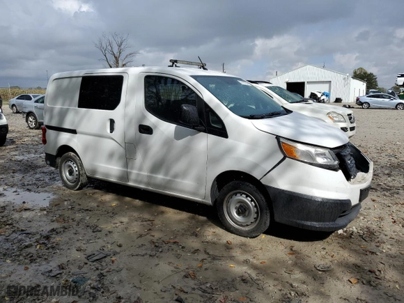 2017 Chevrolet City Express Cargo Van LT with VIN 3N63M0ZN3HK713766, listed as a Copart auction lot 72787704 with 128,537 mi miles and Salvage Title. Bid and sale history available at carsss.com. Image 4.