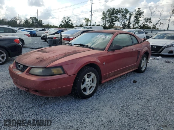 2003 Ford Mustang Standard with VIN 1FAFP40453F344222, listed as a Copart auction lot 54956335 with 155,483 mi miles and Clean Title. Bid and sale history available at carsss.com. Image 1.