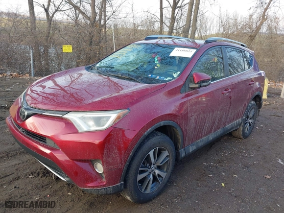 2018 Toyota RAV4 XLE with VIN 2T3WFREV0JW418721, listed as a IAAI auction lot 41186821 with 64,645 mi miles. Bid and sale history available at carsss.com. Image 17.