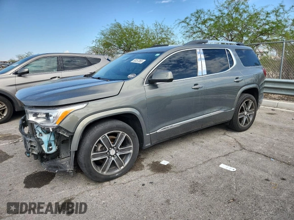 2017 GMC Acadia Denali with VIN 1GKKNPLS9HZ201178, listed as a Copart auction lot 58357065 with 137,804 mi miles and Salvage title. Bid and sale history available at DreamBid. Image 1.