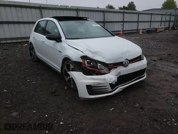 2017 Volkswagen Golf GTI S with VIN 3VW447AUXHM038857, listed as a Copart auction lot 57448963 with 56,380 mi miles. Bid and sale history available at carsss.com. Image 11.