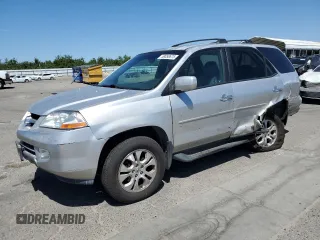 2003 Acura MDX Touring with VIN 2HNYD18933H546155, listed as a Copart auction lot 58058675 with 151,304 mi miles and Salvage title. Bid and sale history available at DreamBid. Image 1.