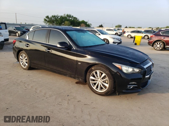 2015 Infiniti Q50 Premium with VIN JN1BV7APXFM341439, listed as a Copart auction lot 51389755 with 112,343 mi miles and Clean title. Bid and sale history available at DreamBid. Image 4.