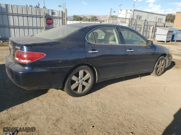 2005 Lexus ES 330 with VIN JTHBA30G655063133, listed as a Copart auction lot 77601574 with 0 mi miles and Salvage Title. Bid and sale history available at carsss.com. Image 3.
