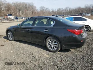 2015 Infiniti Q50 Premium with VIN JN1BV7AP0FM356550, listed as a Copart auction lot 45725045 with 27,725 mi miles and Salvage Title. Bid and sale history available at carsss.com. Image 2.