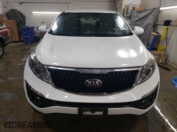 2016 Kia Sportage LX with VIN KNDPBCAC7G7848784, listed as a Copart auction lot 87183724 with 115,396 mi miles and Salvage Title. Bid and sale history available at carsss.com. Image 5.