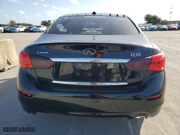 2017 Infiniti Q50 2.0t with VIN JN1CV7AP6HM640241, listed as a Copart auction lot 78906424 with NaN miles and Clean Title. Bid and sale history available at carsss.com. Image 6.
