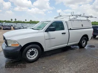 2012 Ram 1500 ST with VIN 3C6JD6DP7CG158765, listed as a Copart auction lot 59503785 with 141,374 mi miles and Clean title. Bid and sale history available at DreamBid. Image 1.