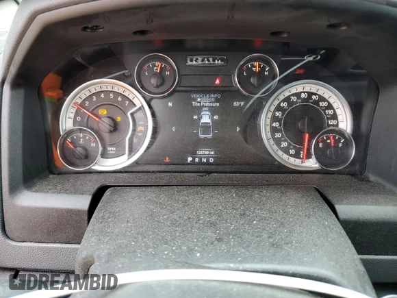 2018 Ram 1500 SLT with VIN 1C6RR7LT9JS273110, listed as a Copart auction lot 51076675 with 125,769 mi miles and Clean title. Bid and sale history available at DreamBid. Image 9.