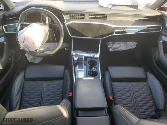 2021 Audi RS 6 Avant with VIN WUA1CAF20MN906638, listed as a Copart auction lot 42914105 with NaN miles and Salvage Title. Bid and sale history available at carsss.com. Image 8.