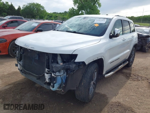 2017 Jeep Grand Cherokee Limited with VIN 1C4RJEBG4HC793440, listed as a IAAI auction lot 42187890 with 128,392 mi miles and . Bid and sale history available at DreamBid. Image 19.