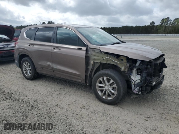 2020 Hyundai Santa Fe SE with VIN 5NMS2CAD2LH229290, listed as a Copart auction lot 49957075 with 97,938 mi miles and Salvage Title. Bid and sale history available at DreamBid. Image 4.