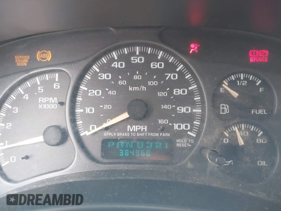 2002 Chevrolet Tahoe LS z VIN 1GNEC13Z22R197594, wystawiony jako IAAI lot #41475477 z przebiegiem 384 968 mil mil oraz . Historia ofert i sprzedaży dostępna na DreamBid. Obrazek 7.