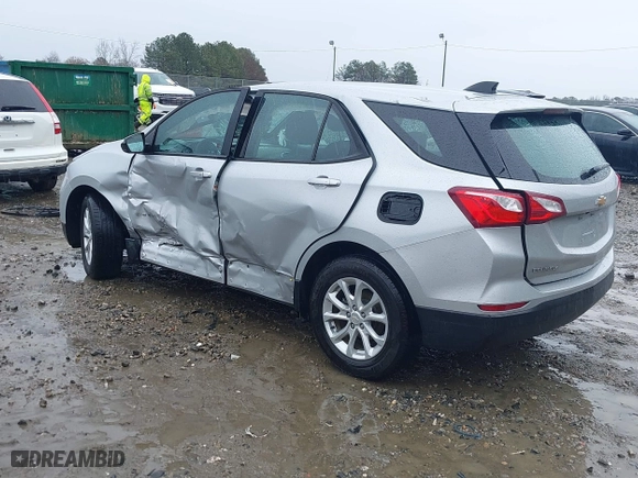 2019 Chevrolet Equinox LS with VIN 2GNAXHEVXK6130629, listed as a IAAI auction lot 41767015 with 86,507 mi miles. Bid and sale history available at carsss.com. Image 3.